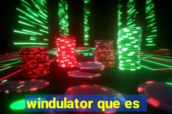 windulator que es